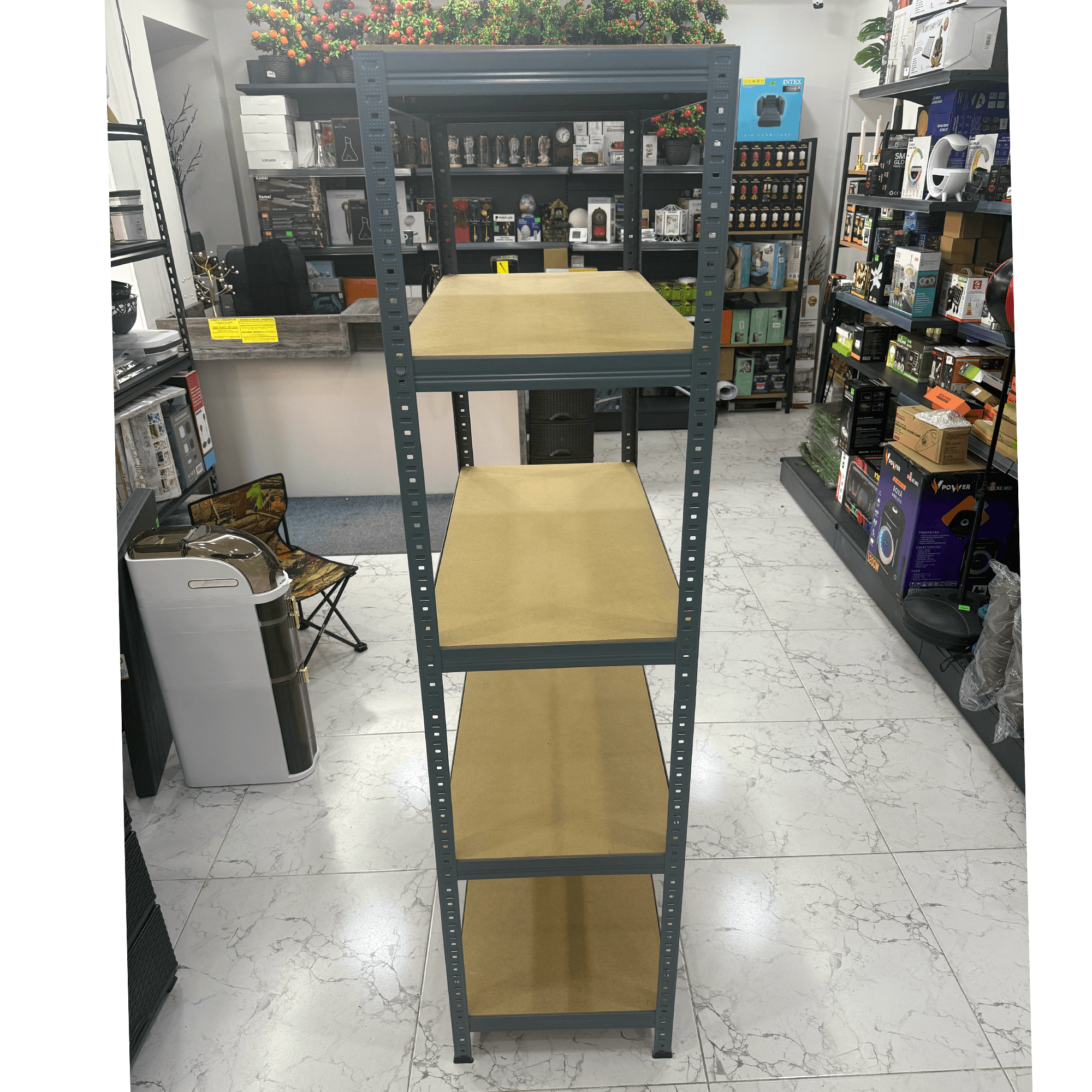 Raft metalic universal RHU45-265 – 1800×900×450 mm, 5 polițe, max. 265 kg/poliță - 3